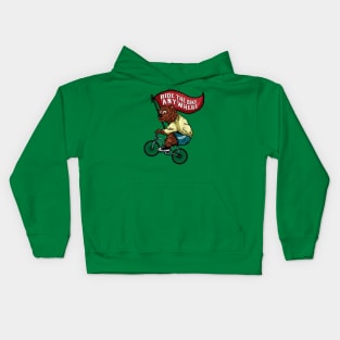 Ride The Bike Kids Hoodie